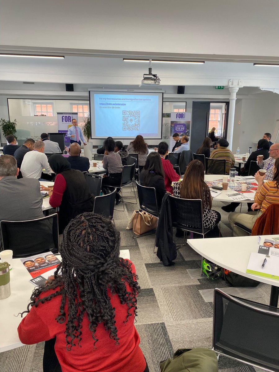 Great ⁦<a href="/For_Media_Group/">For Media Group</a>⁩ immigration update in #Manchester yesterday thank you to ⁦<a href="/GM_Communities/">Greater Manchester Chamber Communities Foundation</a>⁩ ⁦<a href="/AngliaDNA/">Anglia DNA Services</a>⁩ ⁦<a href="/LanguageCertorg/">LANGUAGECERT</a>⁩ If you would like to book on my London session: 5.12.23 ⁦⁦<a href="/sadlersevents/">Sadler's Wells Events</a>⁩
eventbrite.co.uk/e/an-immigrati…