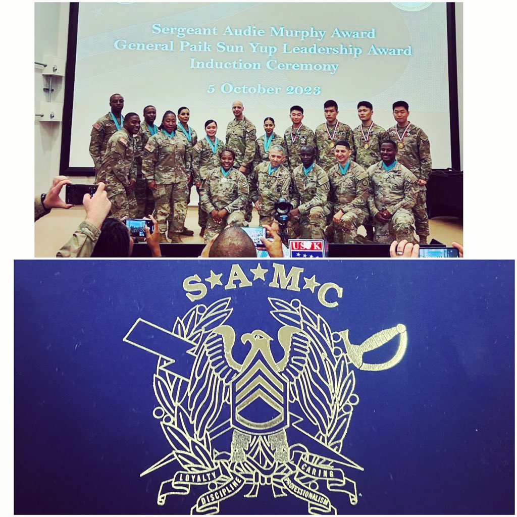 I am so honored to be inducted into the elite club! It's a testament that no matter the rejections or how the world perceives you, persistence and passion make the difference.#HardWorkPaysOff #PersistencePays #winingmatters #cavscout #armor #eightharmystrong #samc #leadbyexample