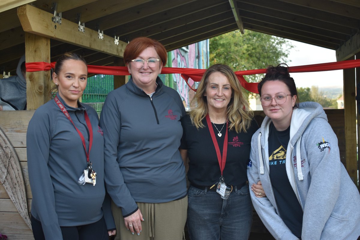 YepsRCT's tweet photo. Yesterday we officially opened the outside space and community garden in Fernhill.
It's been such a fantastic community project &amp; we're so proud of the young people who've been working hard for it to be enjoyed by the local community!
#Fernhill #MountainAsh #RCT #YEPS @EggSeeds https://t.co/4r5uEBEUvq