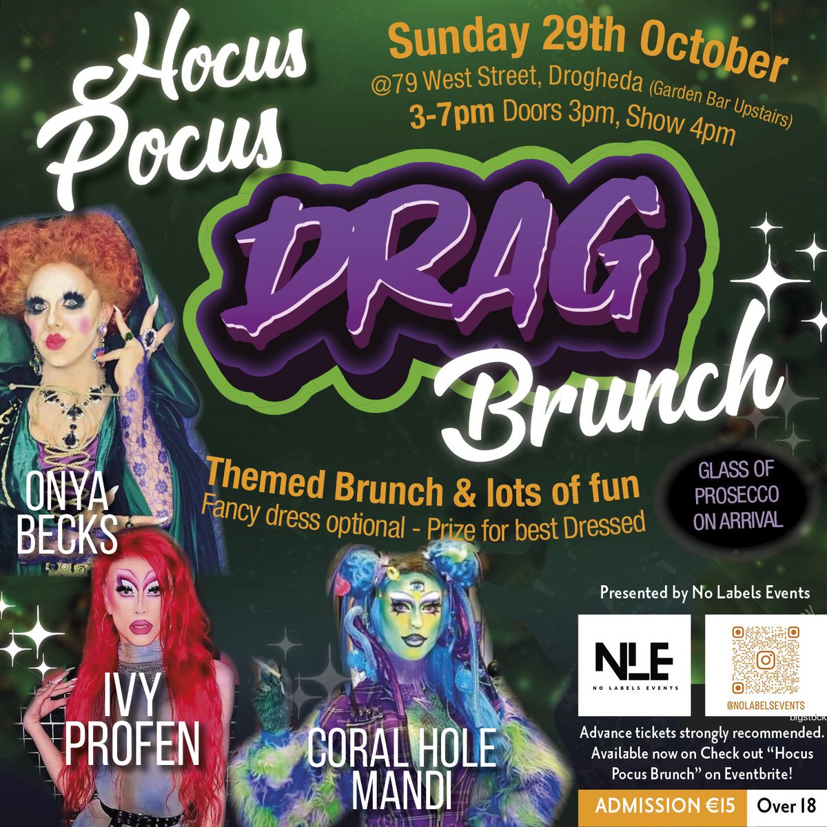 Hocus Pocus Brunch at 79 West street Drogheda.

Get your tickets before they are gone

Sunday 29th of October 

eventbrite.ie/e/hocus-pocus-…