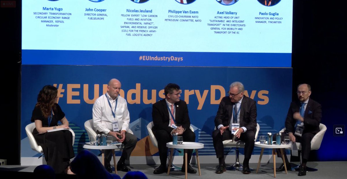Key airports, the ones connected to the NATO pipeline system, are ready to provide Sustainable Aviation Fuels #SAF, in an effort to boost its development, said Philippe Van Exem, Civil Co-Chairman NATO Petroleum Committee, NATO, at the stakeholder session #EUIndustryDays.