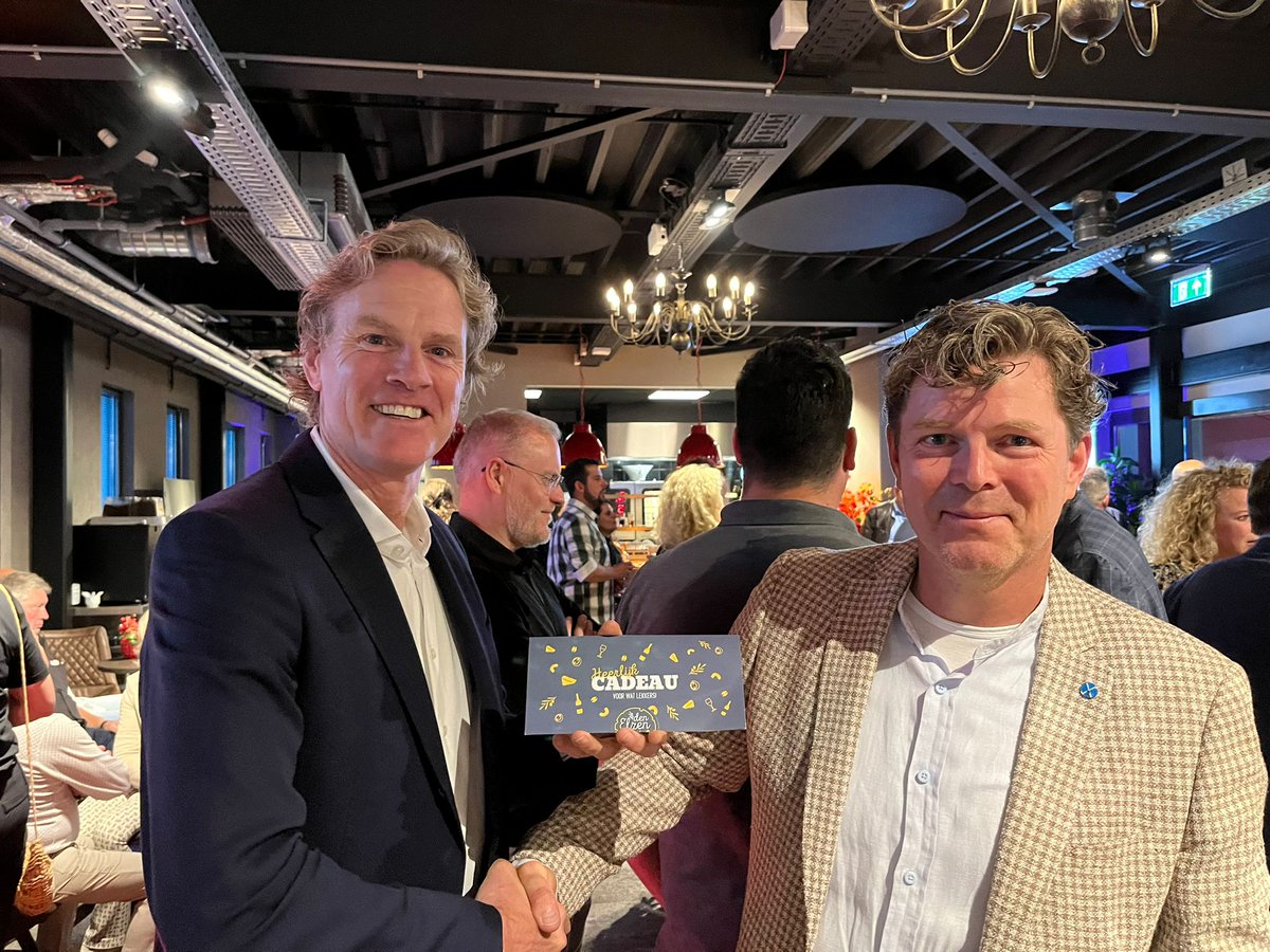 Een warm welkom tijdens het City Dinner. Mooi dat je lid bent geworden, Mark Arts (LeaseVIA)! 🙌