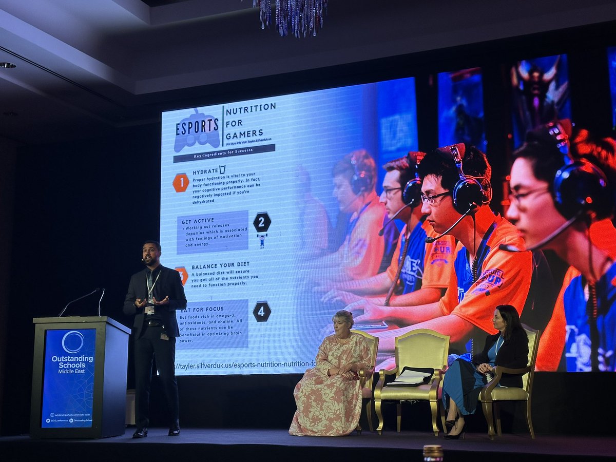 <a href="/MrNijjar_/">Baz Nijjar</a> <a href="/OS_conferences/">Outstanding Schools</a> <a href="/pearson/">Pearson</a> It’s not just about gaming, it’s also about diet &amp; nutrition, sleep, quality not quantity, strategy; tracking all of the above! 
<a href="/MrNijjar_/">Baz Nijjar</a> #OSME23