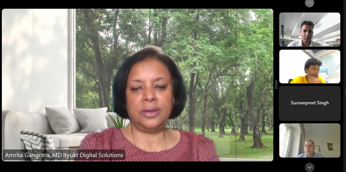 cii4nr's tweet photo. Private #5G cellular networks have the potential to hugely accelerate digital transformation, offering several advantages including lower latency and higher bandwidth.~@agangotra, MD, @ItyuktDigital at CII Webinar on DX.

#CII4NR (1/2) https://t.co/2x34l5iJJh