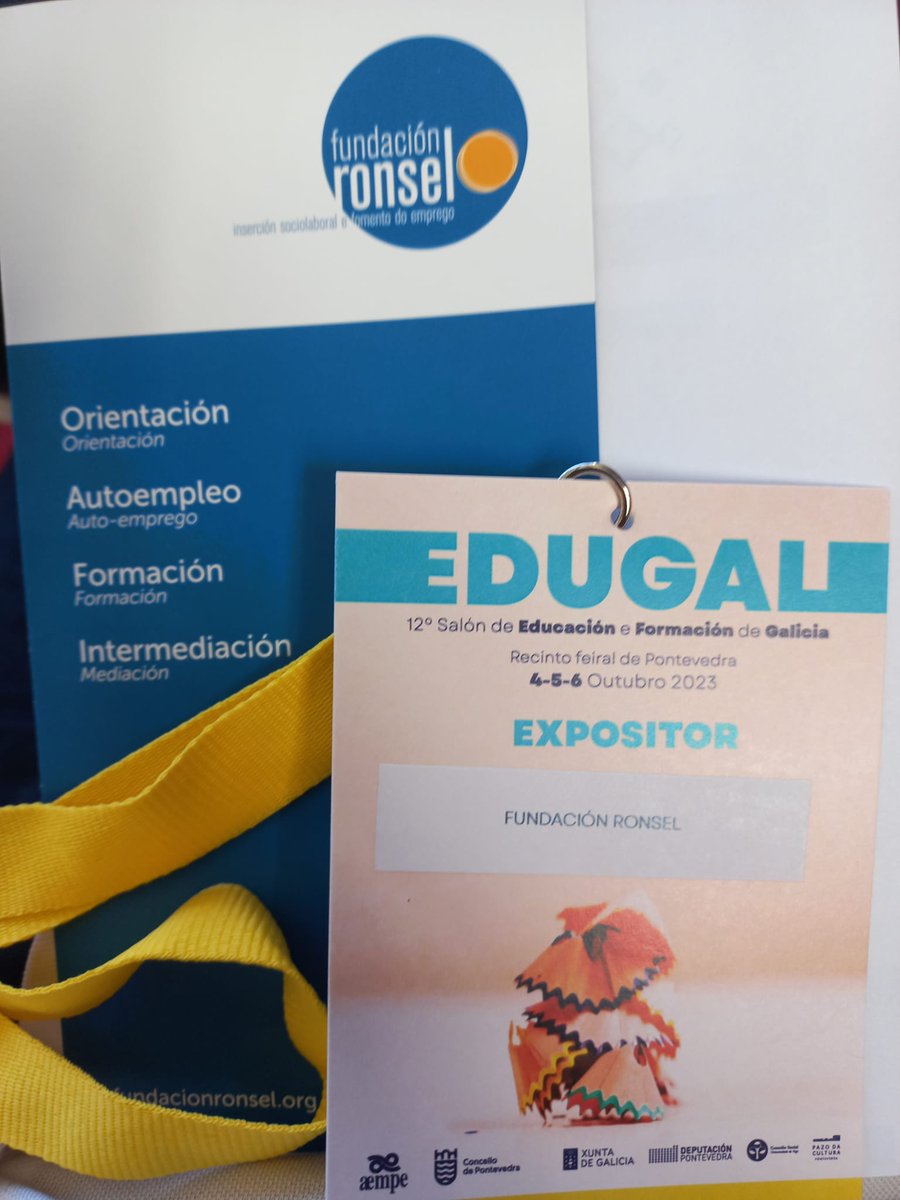 fundacionronsel's tweet photo. @aempepontevedra @Pontevedrate @Xunta @depo_es @PazodaCultura 💪🏻 Segundo día en #EDUGAL, el salón de la oferta de #Educación y #Formación de #Galicia, donde compartimos nuestro trabajo con diferentes centros de #fp. https://t.co/80wrc7MSYZ
