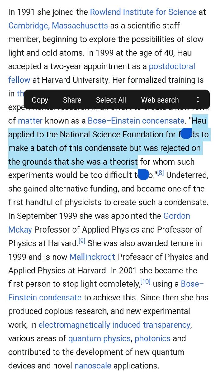 goldclusters's tweet image. I suspect and hope that Lene Hau will also win Nobel Physics Prize in the near future for ultracold atoms. Everything is now about light-matter interactions. 
#NobelPhysics
#LeneHau
#ultracoldatoms