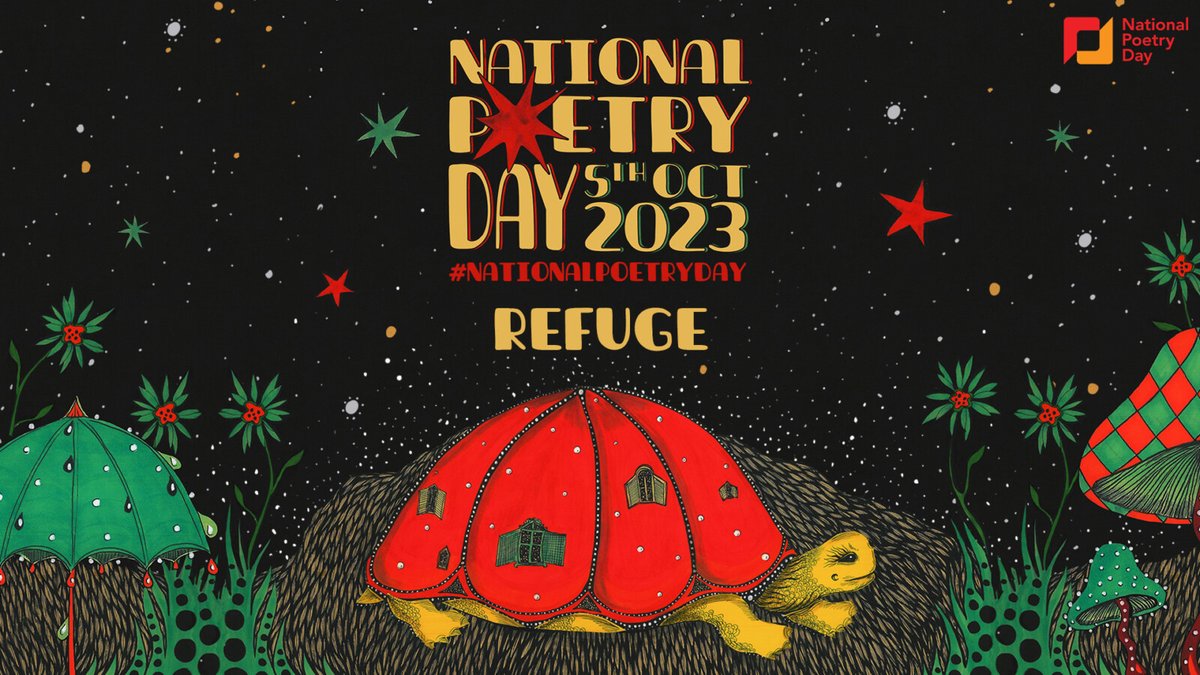 #NationalPoetryDay 2023 is here!

Look out for the announcement of the winners of the Foyle Young Poets of the Year Award and our Stanza Competition, as well as, a new #NationalPoetryCompetition resource on the theme of 'Refuge' and as always our National Poetry Day quiz!