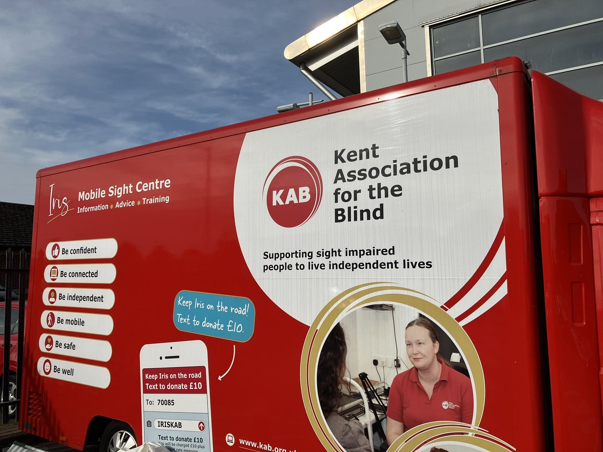 Great to pop along to Gillingham to see IRIS, the fantastic <a href="/kentblind/">Kent Association for the Blind</a> outreach scheme working across Medway, Kent &amp; Bromley. 

To find out more, go to kab.org.uk/get-support/he…
Or call 01634332929

#LoveYourEyes
#ProudToBeMedway