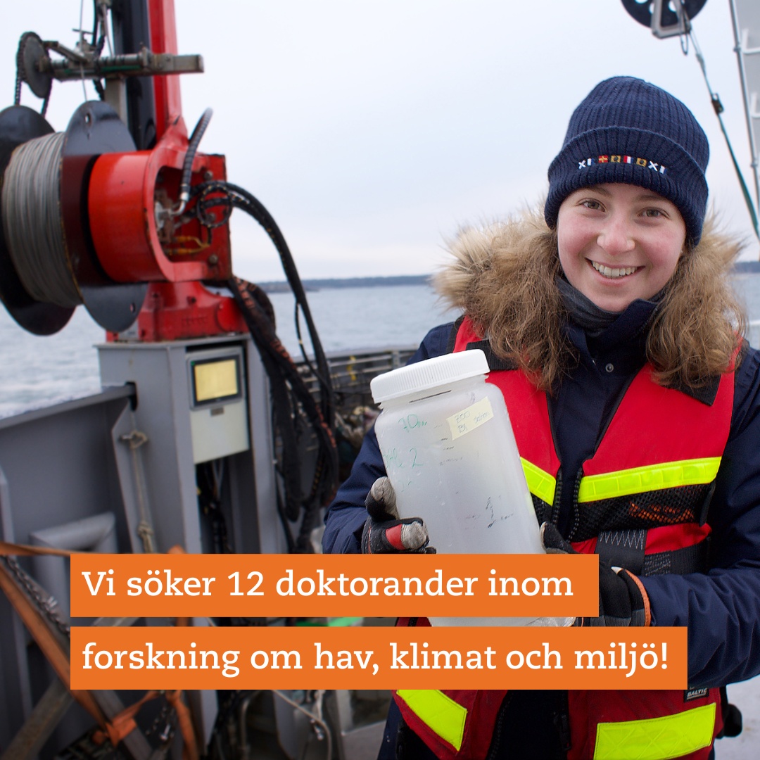 Stockholms universitets Östersjöcentrum (@ostersjocentrum) on Twitter photo Ny storsatsning på Östersjöforskning vid <a href="/Stockholms_univ/">Stockholms universitet</a>! Nu antas 12 doktorander till en tvärvetenskaplig forskarskola om Östersjöns förutsättningar och utmaningar i ett förändrat klimat. Ansök senast 3 november!
su.se/ostersjocentru… Ny storsatsning på Östersjöforskning vid <a href="/Stockholms_univ/">Stockholms universitet</a>! Nu antas 12 doktorander till en tvärvetenskaplig forskarskola om Östersjöns förutsättningar och utmaningar i ett förändrat klimat. Ansök senast 3 november!
su.se/ostersjocentru…