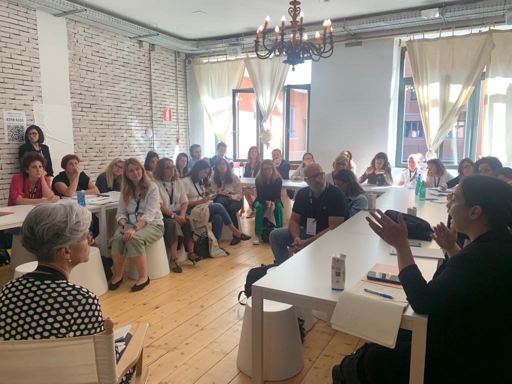 FDMeritocrazia's tweet image. C’eravamo anche noi a #exploringeLearning, evento sul digital learning di @SkillaElearning #ex_eL2023 Abbiamo organizzato Merito-Lab, esercitazione collettiva basata su Meritorg per misurare il merito in azienda. Grazie a quanti si sono messi in gioco con entusiasmo!