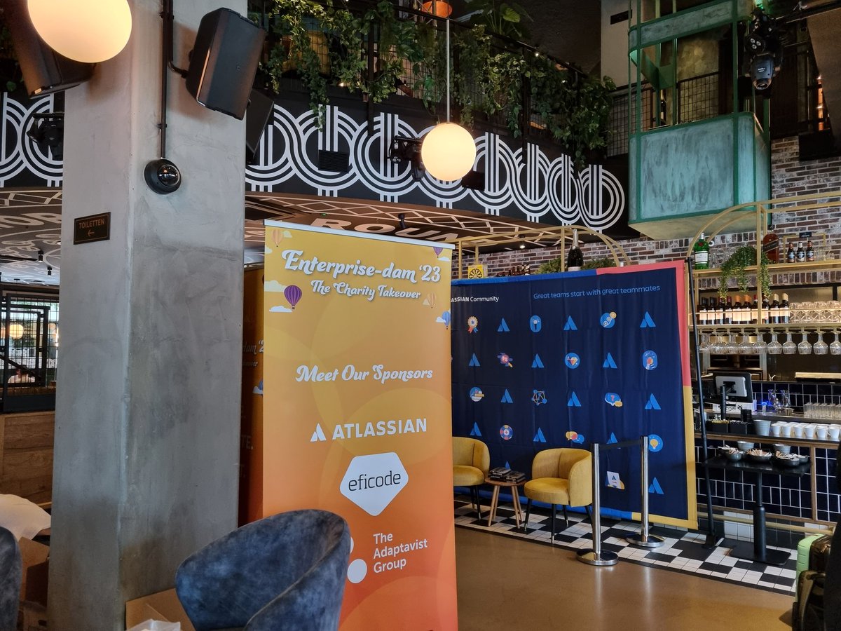 deiser's tweet image. The #EnterpriseDam is about to start!! #AtlassianCommunity