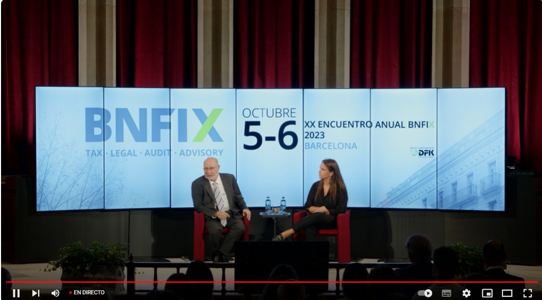 #EncuentroAnualBnfix2023 Tras la pausa, el director de economía y de estudios de <a href="/FomentTreball/">Foment del Treball Nacional</a>, Salvador Guillermo, nos habla de la evolución de la economía española a partir del último informe de coyuntura de la entidad
En directo acortar.link/Bq4Kxa