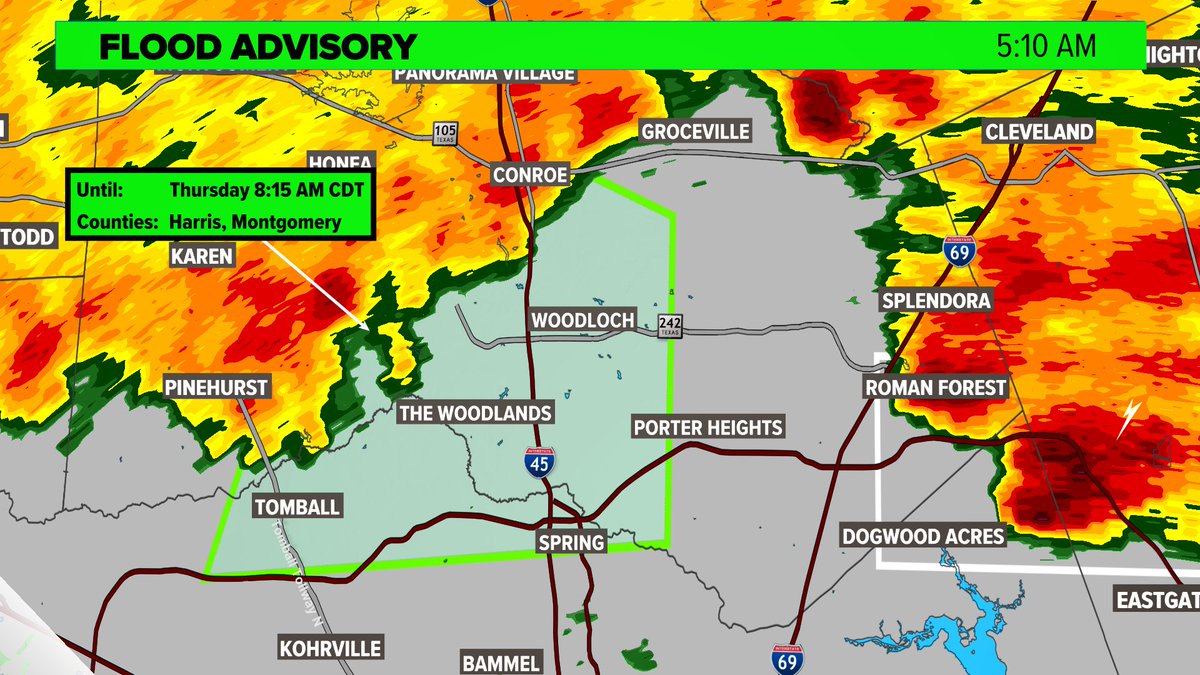 Kim Castro (@kimcastrowx) on Twitter photo #NEW: Flood Advisory ❗️
Around the Woodlands, low lying areas are going to be susceptible to high water spots. Take caution!
<a href="/KHOU/">KHOU 11 News Houston</a> #khou11
<a href="/chitakhou/">Chita Craft</a> #NEW: Flood Advisory ❗️
Around the Woodlands, low lying areas are going to be susceptible to high water spots. Take caution!
<a href="/KHOU/">KHOU 11 News Houston</a> #khou11
<a href="/chitakhou/">Chita Craft</a>