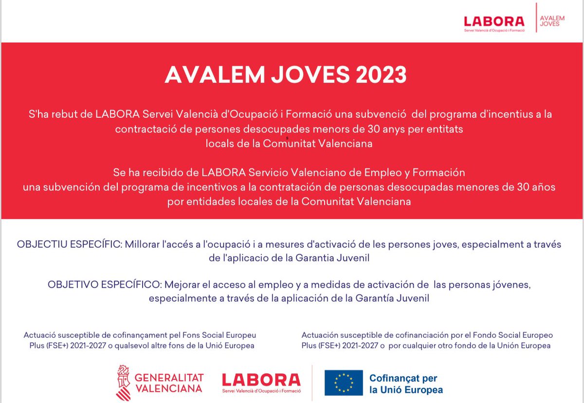 ElCampelloAyto's tweet image. 💼Seis contratados por un año a través del programa #EMPUJU 2023 @MnavarroPerez Lee AQUÍ completa la noticia 👉🏻 elcampello.es/index.php?s=no…