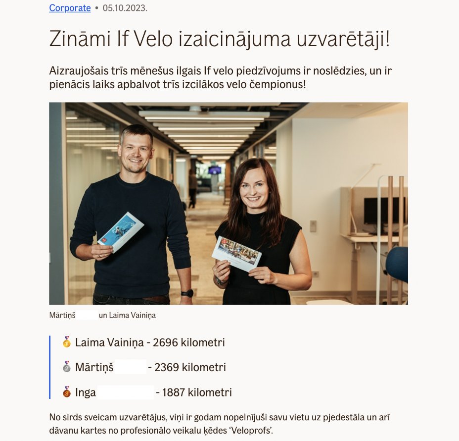 Vispār ir diezgan forši strādāt uzņēmumā, kurš tā atbalsta tavu vaļasprieku 🙃