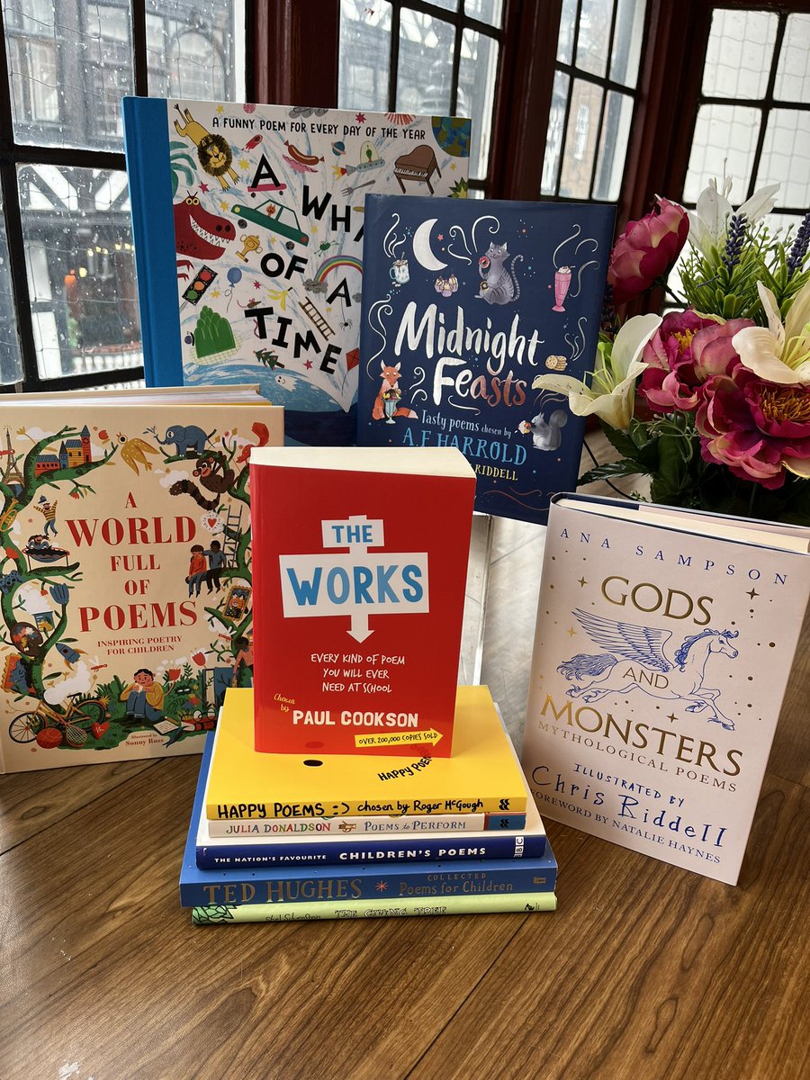 “I would define, in brief, the poetry of words as the rhythmic creation of Beauty.”
-Edgar Allan Poe 

Happy #nationalpoetryday ! We have a wonderful selection of poetry no matter your taste, age, or experience with the genre. So come in and check it out 🥰