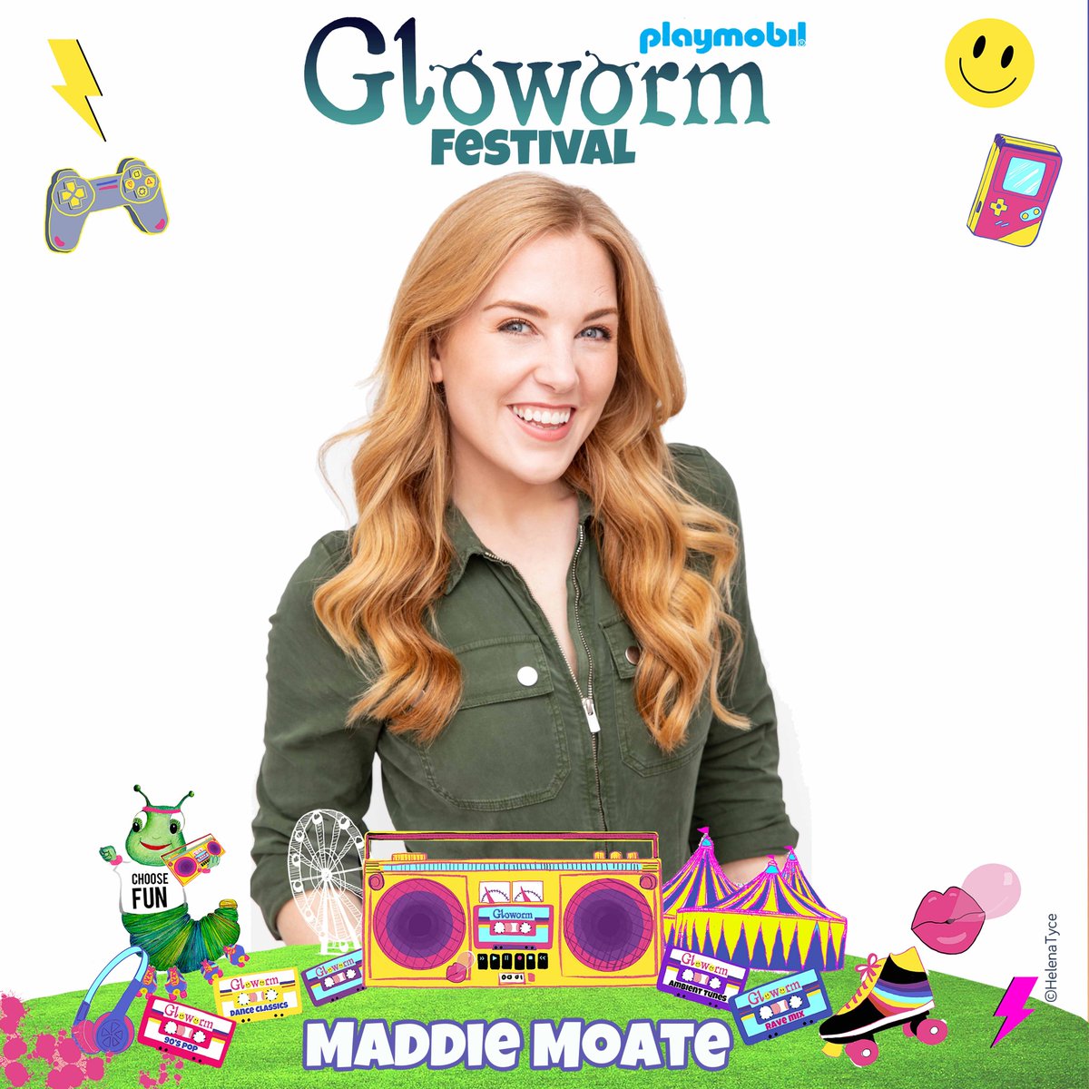 Did you see that Maddie Moate is BACK for Gloworm 2024! 😱🎉 She will be performing her fun packed show on the Main Stage on Saturday 17th August! and, not only that, but you will also have the opportunity to meet and greet her too! 🤩