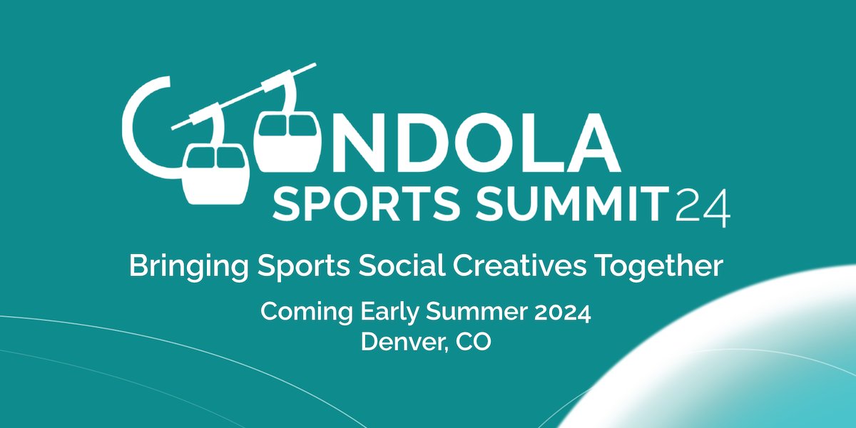 Gondola ✨ (@ongondola) on Twitter photo The people you know.
The people you need to meet.
Back together in one place.
Join the waitlist ⬇️
gondola.cc/sportssummit24 The people you know.
The people you need to meet.
Back together in one place.
Join the waitlist ⬇️
gondola.cc/sportssummit24