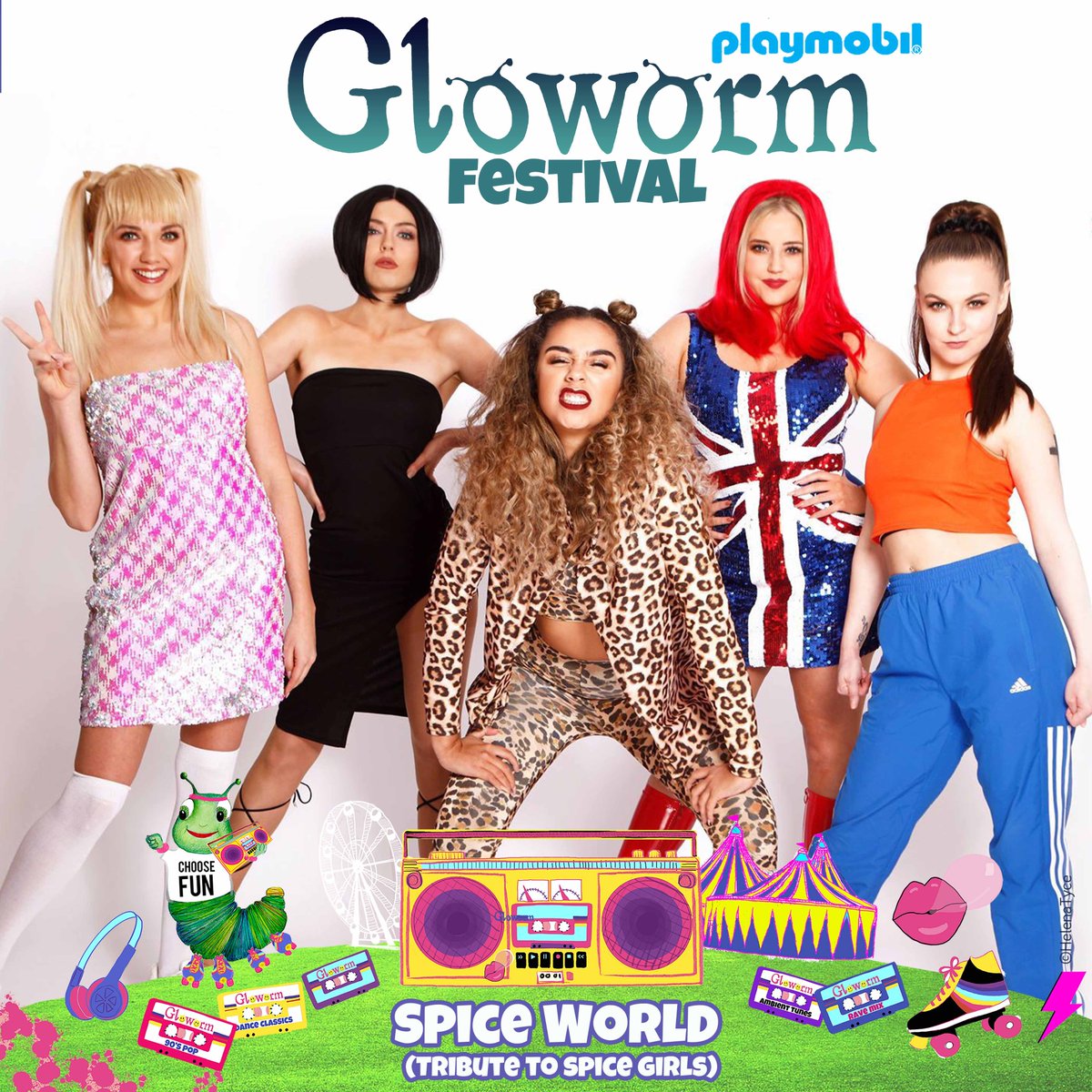 We can't wait to welcome Spiceworld The Tribute to the main stage on Saturday 17th August to perform all of your favourite spice girls hits!✌️🏽🇬🇧🔥🌶️ Are you ready to'swing it, shake it, move it, make it?' 💃🕺 #spiceupyourlife #girlpower
