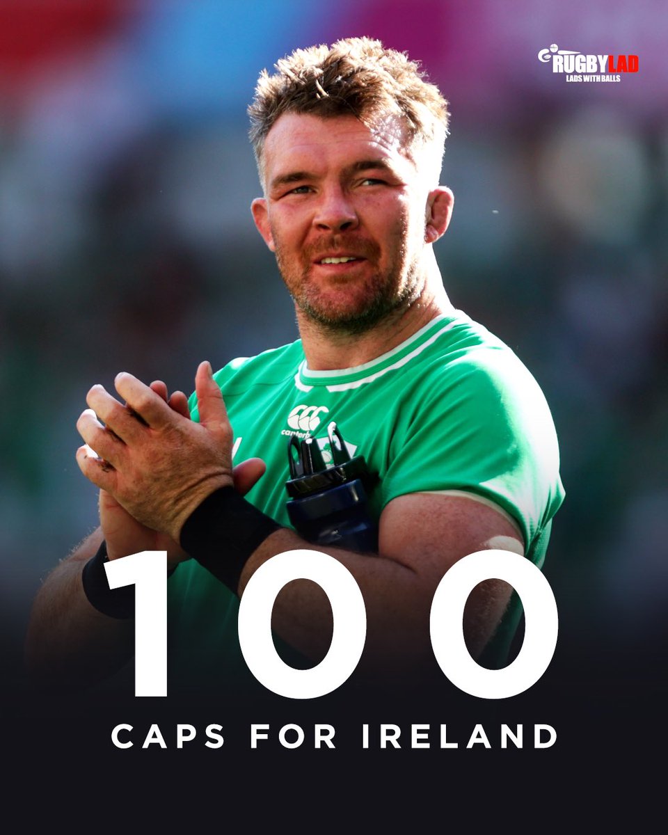 Peter O’Mahony will make his 100th appearance for Ireland this weekend after being named to start against Scotland ☘️