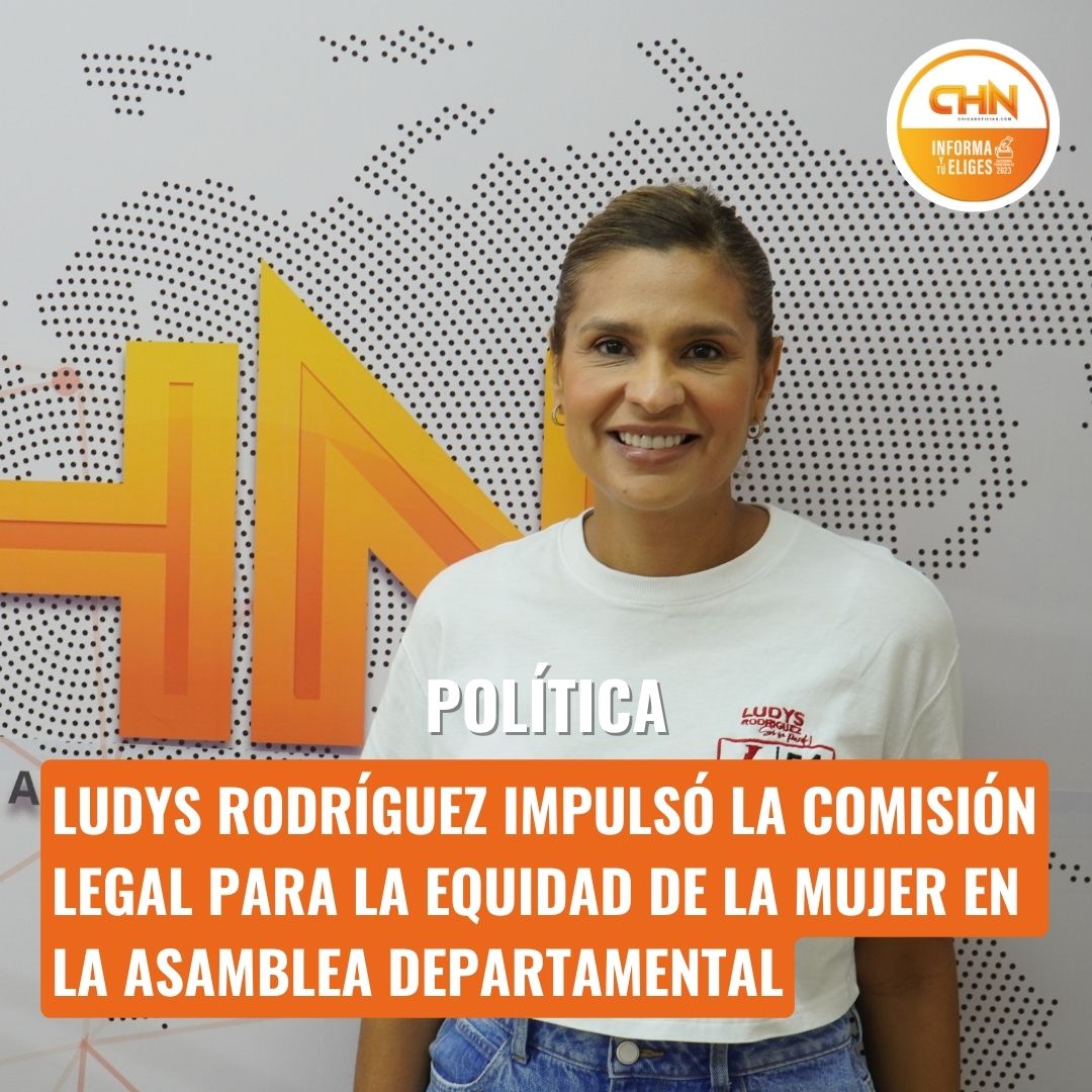 CHICANOTICIAS1's tweet photo. #POLITICA |En diálogo de Frente con Chica Noticias, la diputada y aspirante a la  Asamblea departamental Ludys Rodríguez, manifestó que desea cumplir su  tercer periodo en la DUMA para así seguir gestionado proyectos para el  desarrollo de la mujer.

Leer mas aquí https://t.co/S5iegQqb13 @LudysRodriguezC