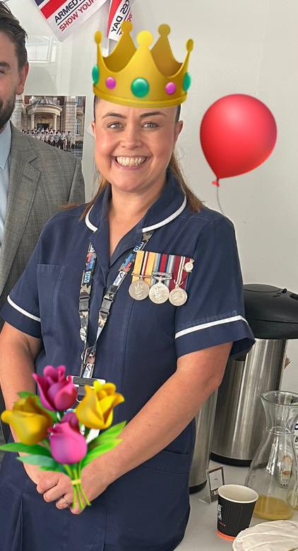 @derbyshcft& @DCHStrust @DCHSArmedForces would like to say a huge congratulations to @LadyLath Melanie Dyke on her #QueensNurse award. We are so proud of you Mel 👑 #ArmedForcesCommunity @NHSVeteranAware