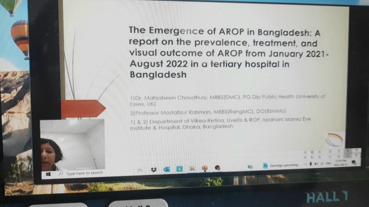 echopushpa's tweet image. My oral presentation on #AROP at European Vitreo-Retinal Society #evrs
#cappadocia