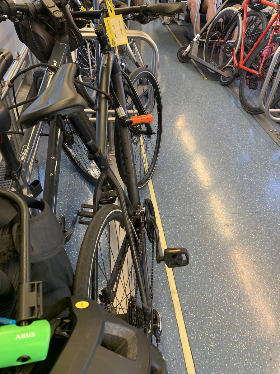Public transportation and biking are on the rise in the Bay Area! Good to see, but there needs to be a better system in Caltrain for bikes. People are blocking in others who get off at earlier stops. <a href="/Caltrain/">Caltrain</a>