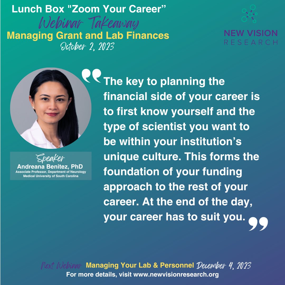 CCAD (@the_ccad) on Twitter photo Wise words from 2013 #CCAD alumni <a href="/anyabphd/">Andreana (Anya) Benitez</a> from this weeks #ManagingGrant and #LabFinances webinar! Visit newvisionresearch.org for details on joining us for our next webinar on 12/4. Wise words from 2013 #CCAD alumni <a href="/anyabphd/">Andreana (Anya) Benitez</a> from this weeks #ManagingGrant and #LabFinances webinar! Visit newvisionresearch.org for details on joining us for our next webinar on 12/4.