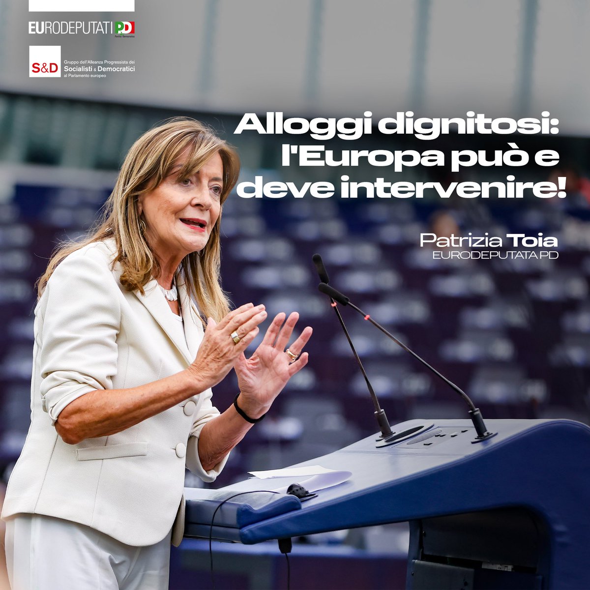 È davvero un paradosso vergognoso che, nell'Europa bandiera della #giustiziasociale e della #dignità umana, la #casa sia ancora un miraggio irraggiungibile per molte famiglie, che magari hanno un alloggio ma lo perdono per il costo dell'affitto che non possono più pagare, o per i