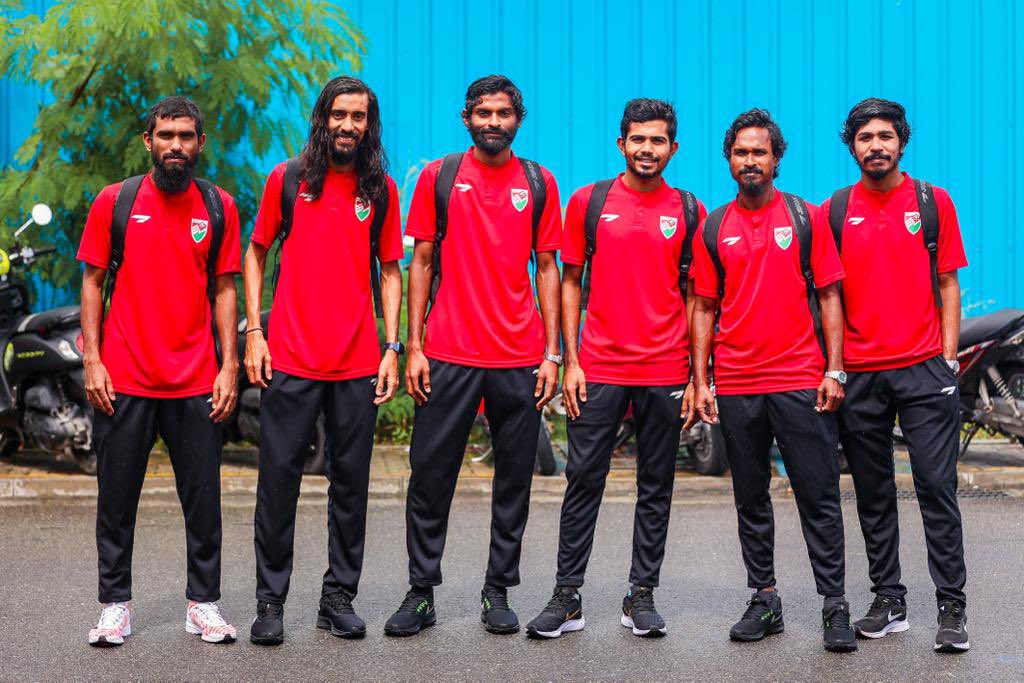 Proud to have #ClubUrbanco members among the Maldives National Futsal Team, on their journey to conquer the AFC Futsal Asian Cup 2024 Qualifiers in Kyrgyzstan! 🇲🇻⚽ #TeamMaldives #FutsalHeroes #MaldivesNationalFutsalTeam