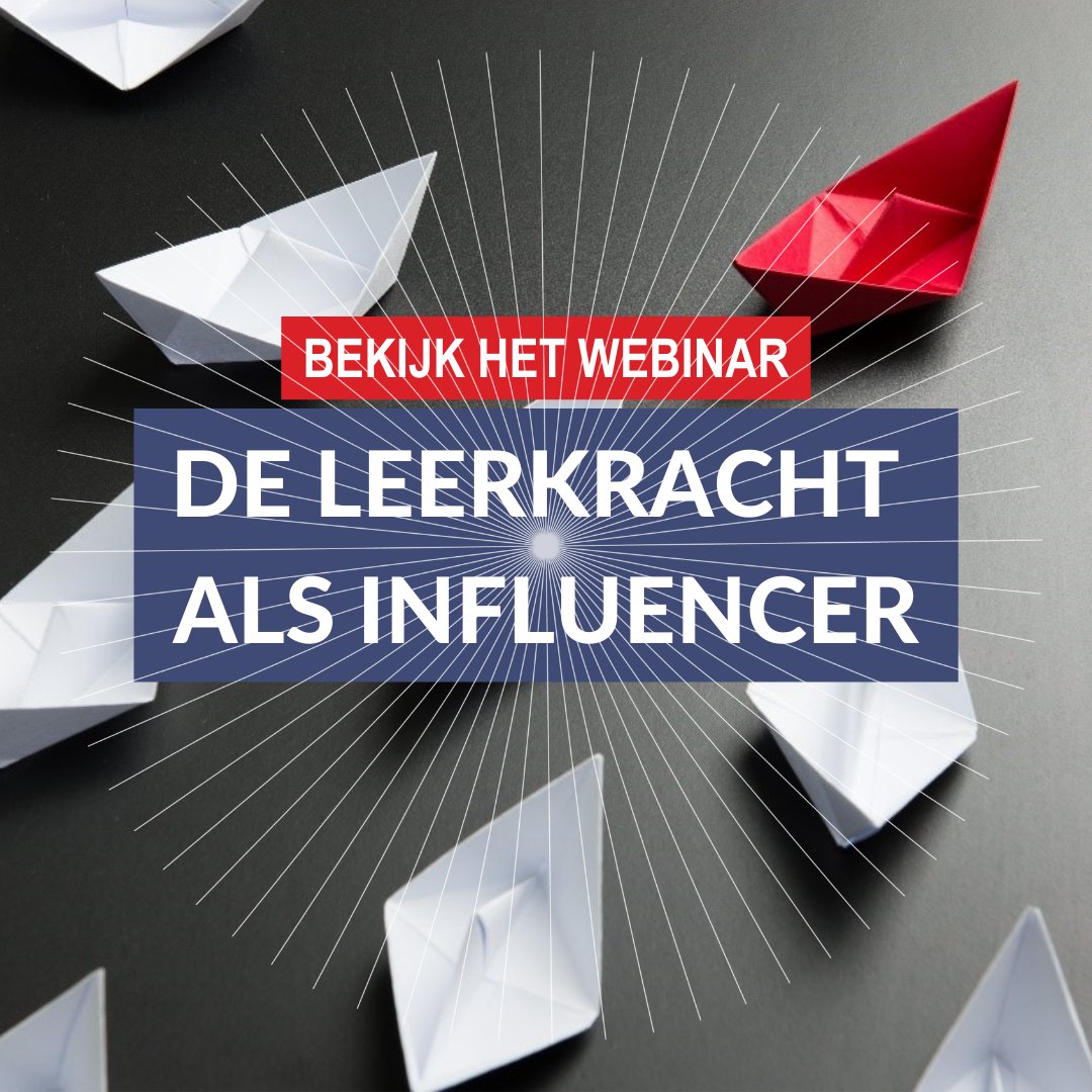 #dagvandeleerkracht  💐🥳! Hoe kunnen we dat beter vieren dan met een terugblik naar het webinar van gisteren over 'De leerkracht als influencer'? Herbekijk het hier! 👉 youtu.be/eTRhMJ-KkkY?si… 👈

#onderwijs #DagVanDeLeraar #school #leraar #leerkracht