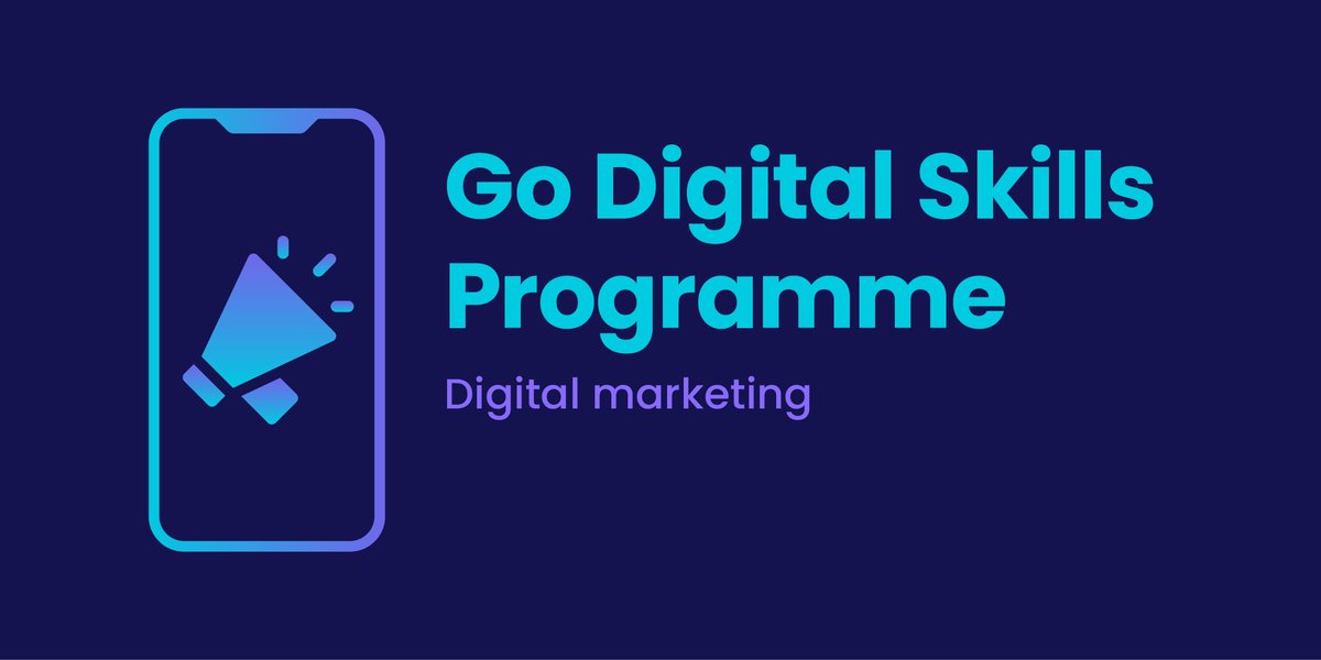 🚨 Tomorrow: "Navigating the digital world – from why to how?" at 11 AM CET! 

The 2nd session of the Go Digital Skills Programme is dedicated to digital marketing beginners &amp; intermediates. This session will provide examples of digital marketing.

🔗 rb.gy/81rtr