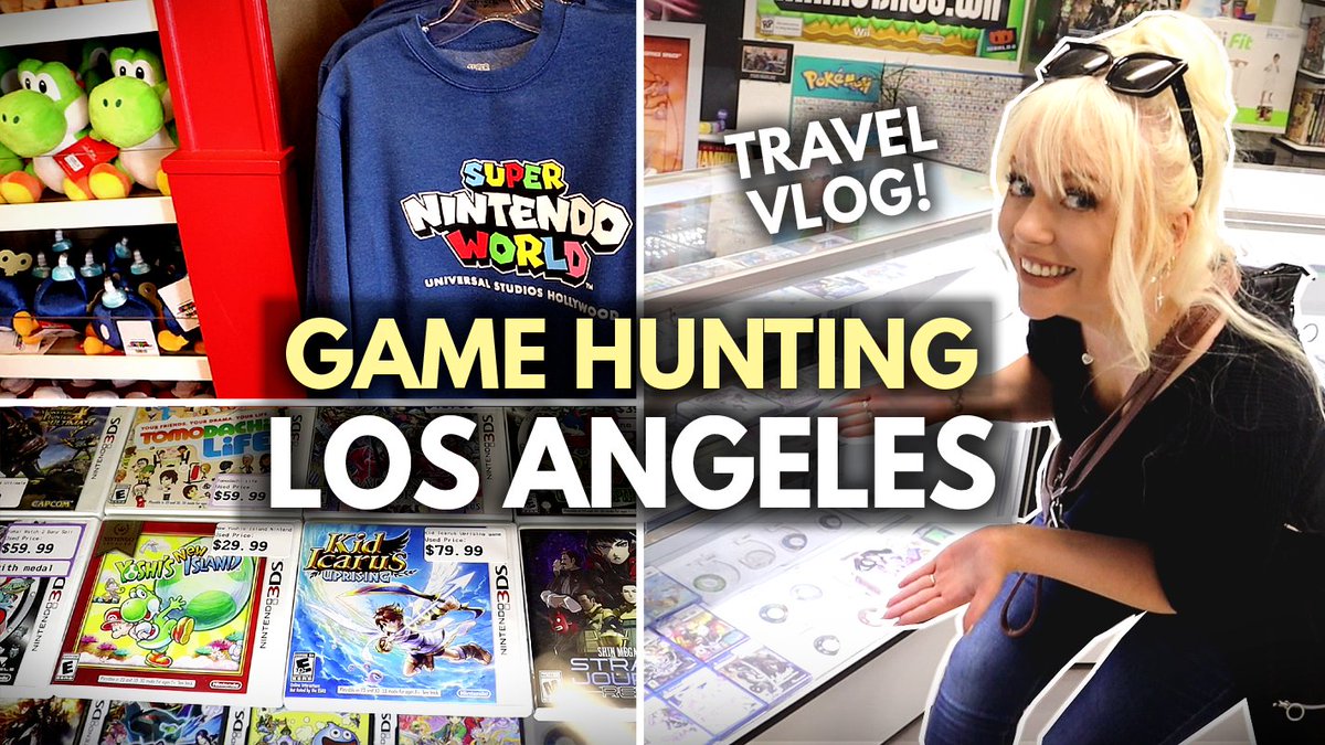 irchagaming's tweet photo. Game Hunting in LOS ANGELES! - Retro video game stores, Super Nintendo World &amp; Universal Studios! https://t.co/DeEFagn9PD and hey @World8LA your store is featured 😉 https://t.co/CDJLmSnmkf
