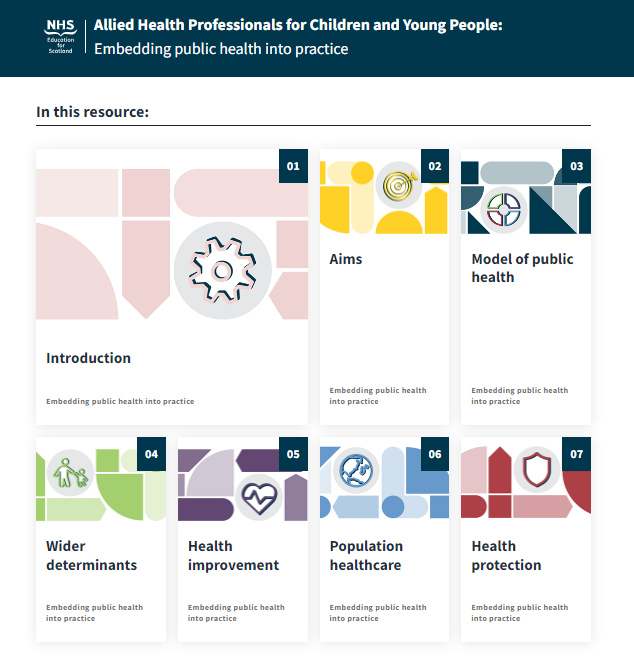 NESnmahp's tweet photo. Are you an   #AHP working with children and young people? NHS Education for Scotland are   delighted to launch a toolkit to support you in embedding public health into   your practice. https://t.co/rLHwuxB7Y2
 #AHPsDay   #AHPsDayScot https://t.co/e1xEl4uu8X