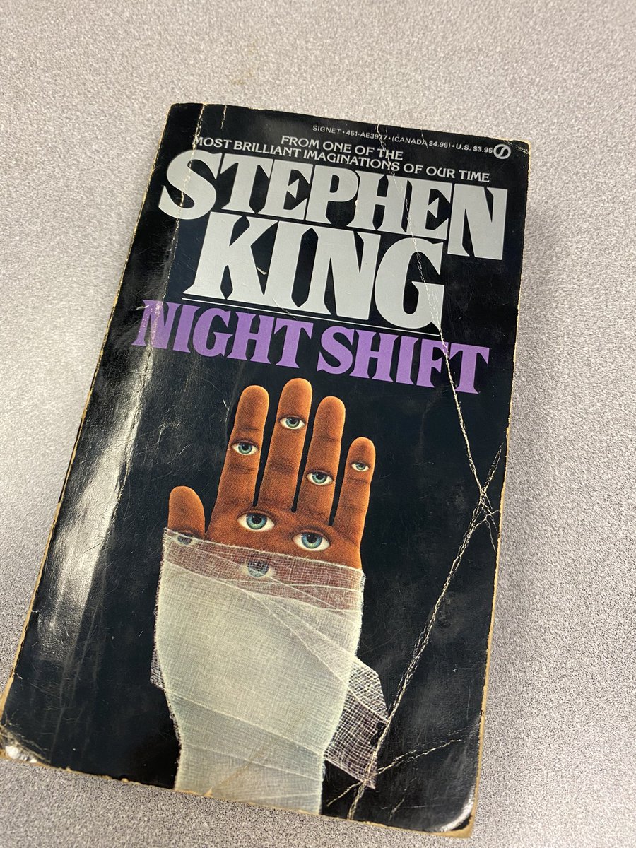 BluGilliand's tweet photo. First #OctoberRead of the season. Figured I’d kick it off with @StephenKing, one of the best to ever do it. What are you all reading as we head toward #Halloween? https://t.co/0zPS8Xpaen