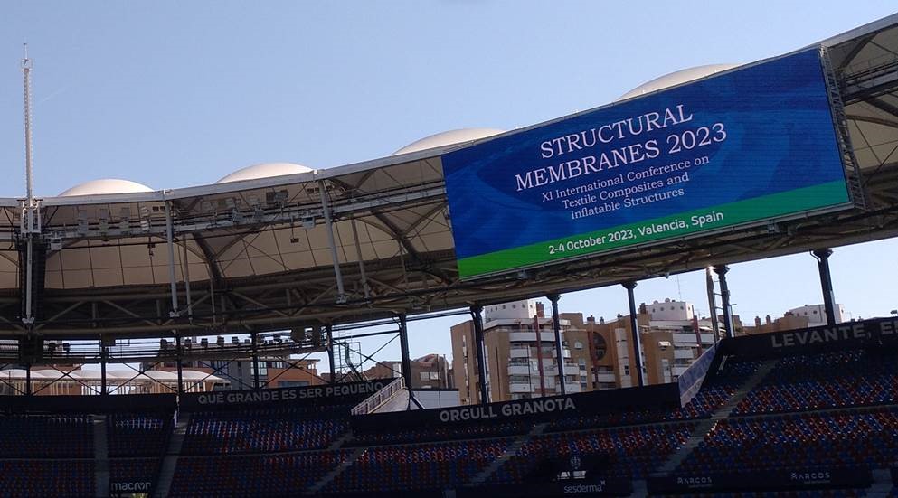 TensysDesign's tweet image. Tensys are proud to have had team member and structural engineer Adrián Cabello represent team Tensys at the Structural Membranes conference (#SM2023) in Valencia this last week.

To learn more about his presentation and the work at Tensys, click here:

linkedin.com/feed/update/ur…