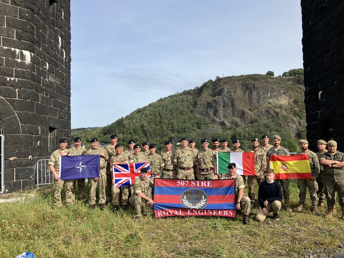 507stre's tweet image. Ex TURNOUT 23. Recently the team were afforded the opportunity to carry out battlefield study at the famous WW2 Bridge at Remagen, looking at aspects of temporary railway bridging.
#sappersmart #railwaysoldiers
@Proud_Sappers @12_FS_Engr @8EngrBde @170_Engineers @65_group
