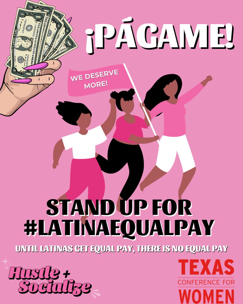 Latinas are leading the way in making decisions for their households! They hold spending power and are also the FASTEST SEGMENT to start businesses in the United States!

However, Latinas are often underrepresented and underpaid for equal work.