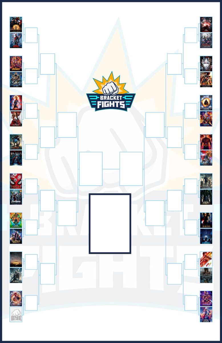 Today we are introducing CinemaBums bracket challenge! (via @BracketFights) For our first ever matchup we have the MCU Movies #MarvelStudios #Marvel #bracketszn23 #Brackets Vote in the comments below for our round 1 matchups⬇️🔥