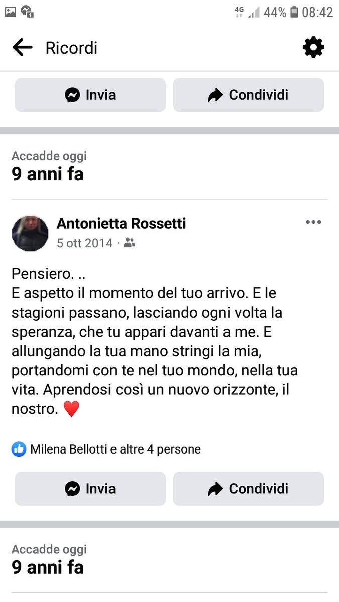 Pensiero  scritto da me qualche anno fa