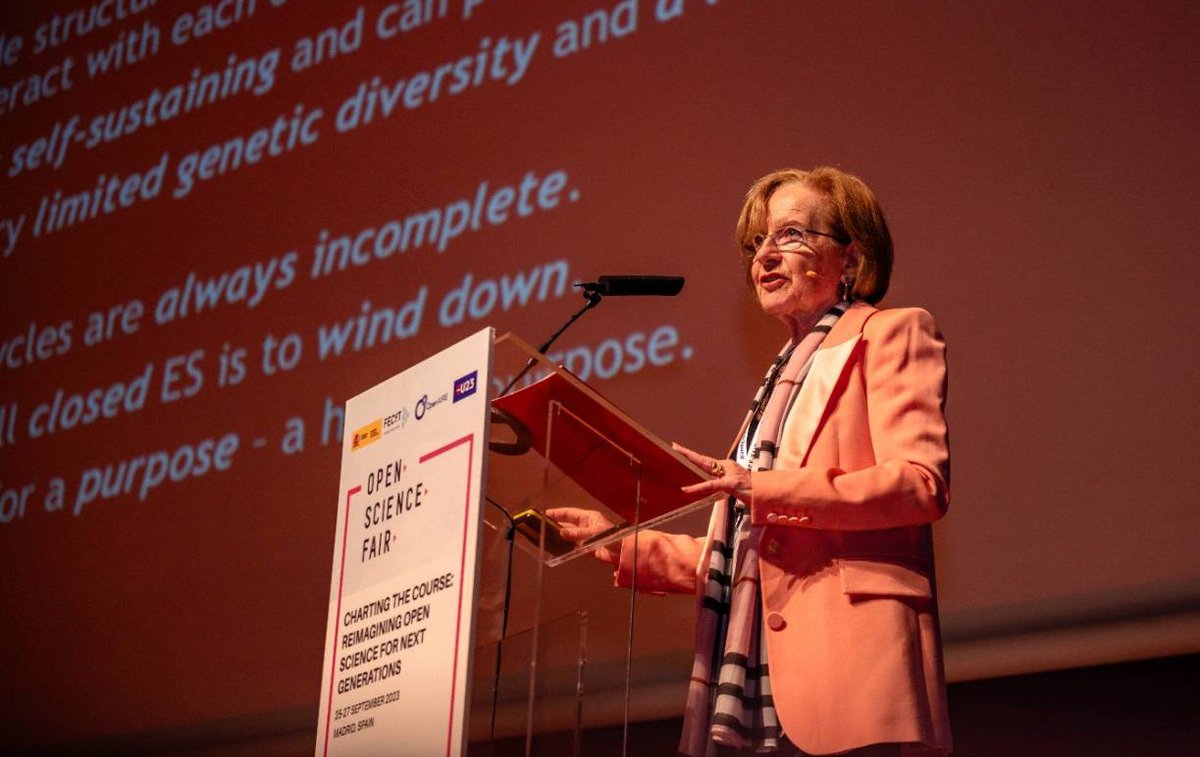 agencia_sinc's tweet image. “Las instituciones científicas y universitarias deben recuperar el control de la comunicación. ¿Por qué lo han cedido? Es producto de la mercantilización”, apunta Ana María Cetto de @UNAM_MX 
#OSFAIR2023 @FECYT_Ciencia @OpenAIRE_eu 
✍ @analiaigles 
agenciasinc.es/Entrevistas/La…
