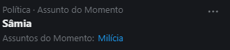 Xgordaoucrania's tweet image. Eu falei, eles tem horror de falar mal de bandido
Colocam a palavra Milícia, merecem se fuder mesmo
Vocês plantam bandidagem e agora colhem crimes
#Samia #Milicia