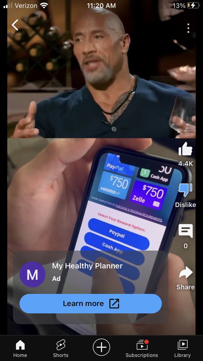 Dirt_Hooligan's tweet photo. @TheRock just letting you know that this ad Is digitally manipulating your voice and mouth to sell their product. #WWE #plannerapp #bullshit #laythesmackethdown https://t.co/pZKGyVeVUB