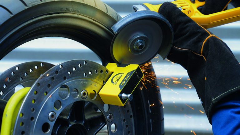 Keep your bike safe 🔒

Thanks to <a href="/Squirelocks/">Squire</a> you could win the NEW Squire Defiant motorcycle disc brake lock - the ultimate angle grinder resistant brake disc lock: brnw.ch/21wDf6w #MotorcycleLive #BikeSafe