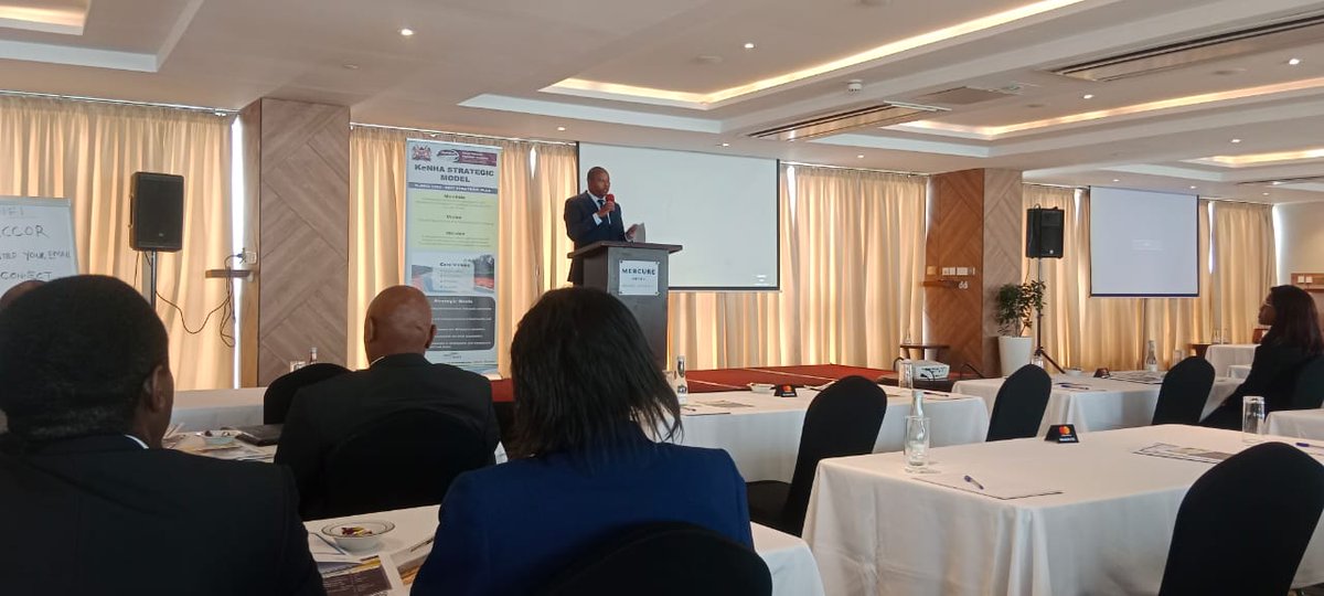 5/10/2023 – <a href="/KeNHAKenya/">Kenya National Highways Authority (KeNHA)</a>  2023-27 strategic plan. 

CEO - "All stakeholders to engage. I'm committed to enhancing governance in road management. Challenges include inadequate financing, pending bills, aging roads, encroachment, high costs and road safety." #StakeholderEngagement