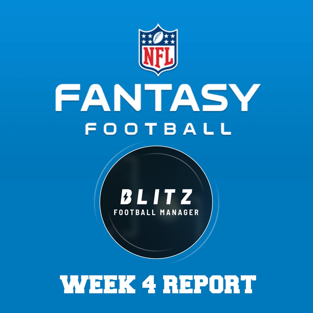 Week 4 is in the books and week 5 of the NFL Season starts tonight!

Read the week 4 report in our community:- 

facebook.com/groups/blitzfo…

#blitzfootballmanager
#fantasyfootball
#Week4Recap 
#NFLSeason