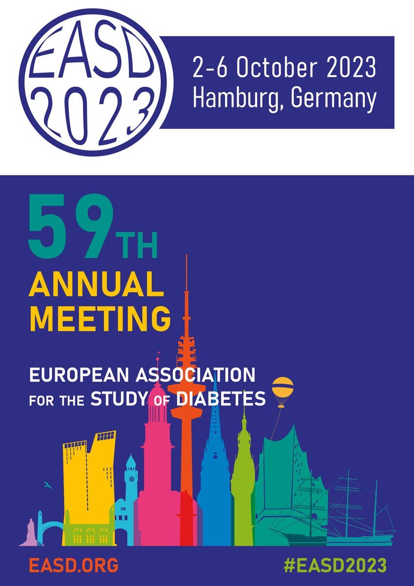 Thrilled to be presenting at #EASD2023 tomorrow, October 6 on ‘Hyperglycemic Crises in Adult Patients with Diabetes’ representing the work by a group of international experts. #t1d #t2d @AmDiabetesAssn @ADA_DiabetesPro @EASDnews