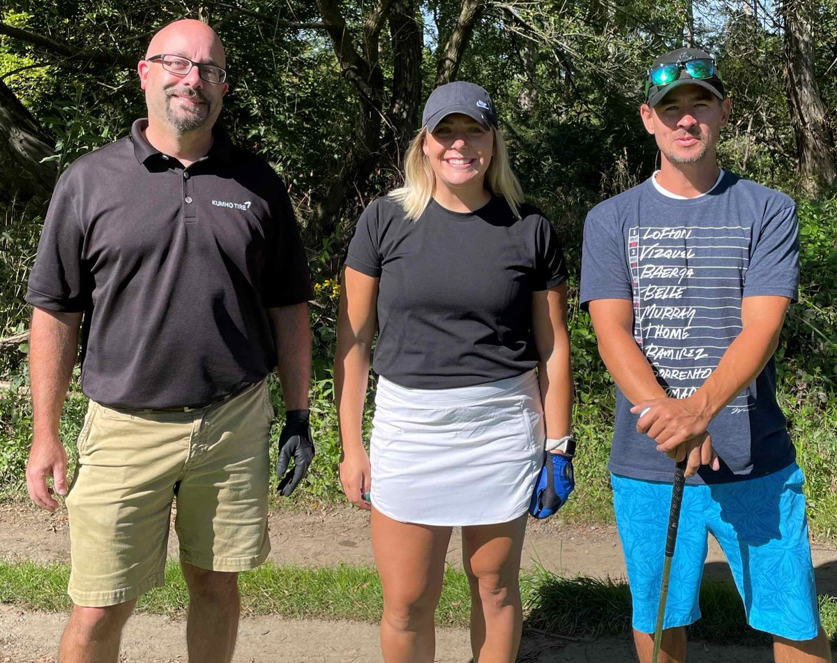 dealertire's tweet photo. On September 16th, we had a GREAT day on the links for the Vehicles of Hope golf outing and picnic at Indian Hollow Lakes Golf Course in Grafton, OH. The weather was perfect, the course was park-like, and we raised $4,000 for the kids! #DealerTire #VehiclesofHope #StJude https://t.co/ryFaKQd6jm