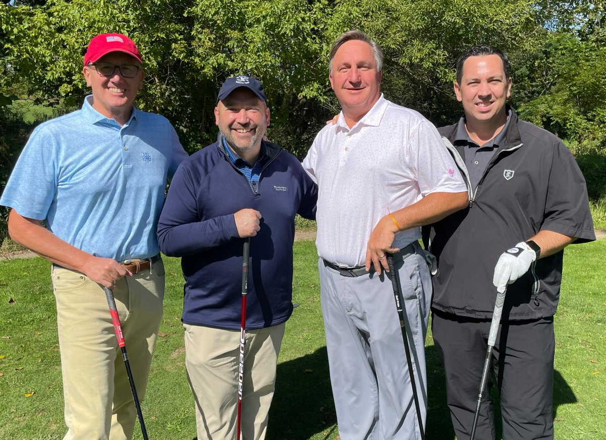 dealertire's tweet photo. On September 16th, we had a GREAT day on the links for the Vehicles of Hope golf outing and picnic at Indian Hollow Lakes Golf Course in Grafton, OH. The weather was perfect, the course was park-like, and we raised $4,000 for the kids! #DealerTire #VehiclesofHope #StJude https://t.co/ryFaKQd6jm